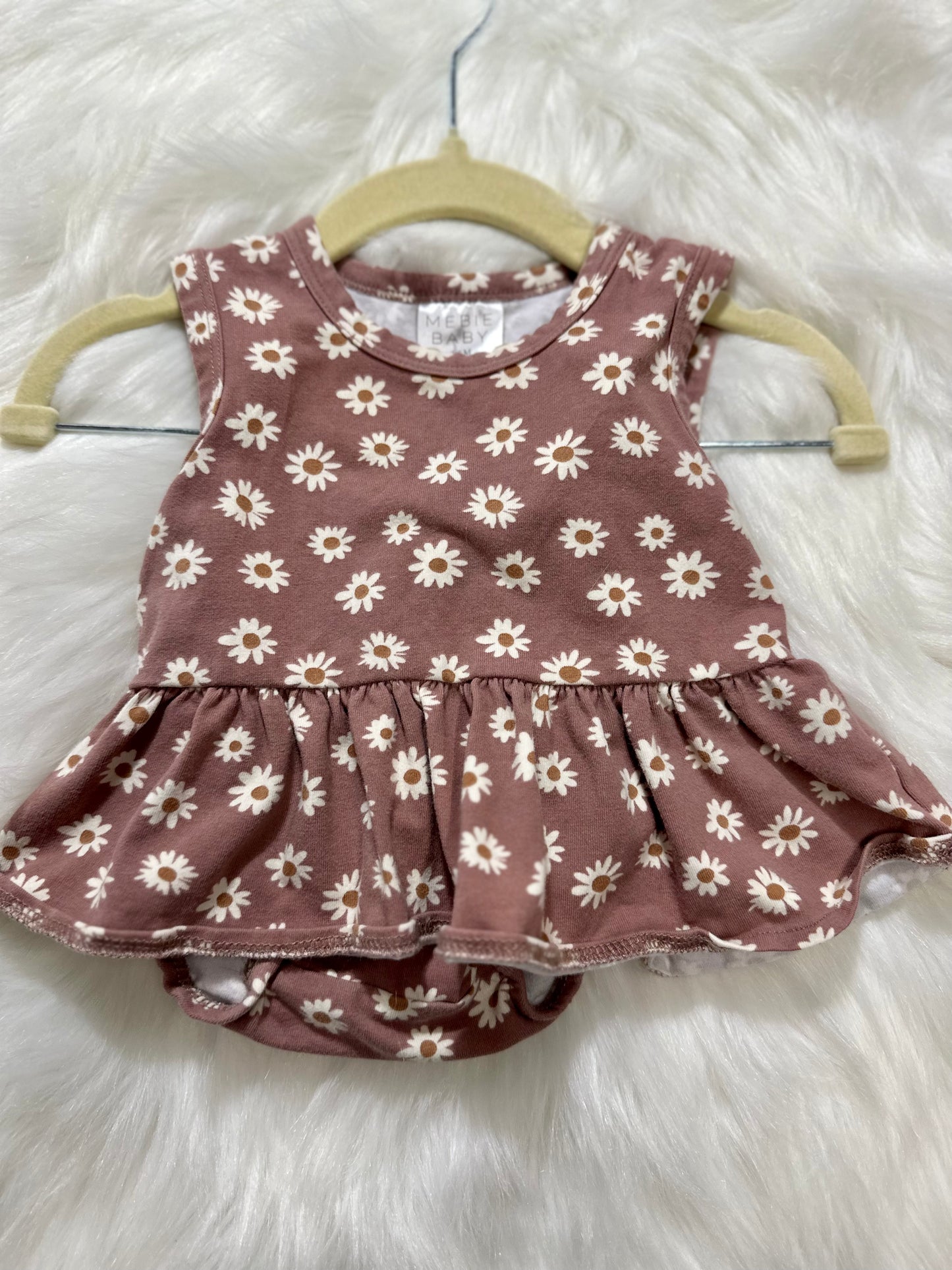 Mebie Baby Peplum Set 3-6m