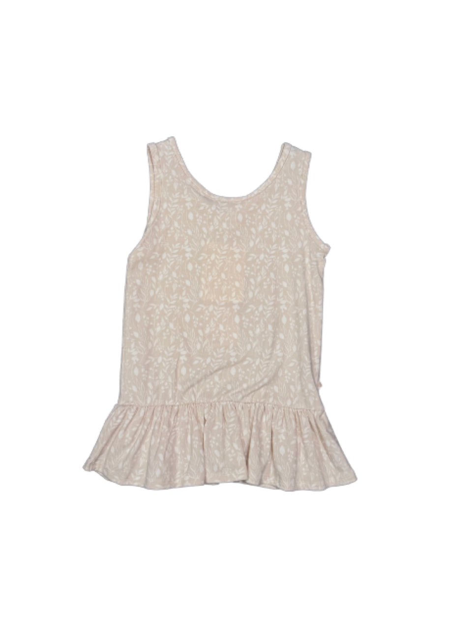 Jax + Lennon Desert Garden Ruffle Tank - Size 4/5T