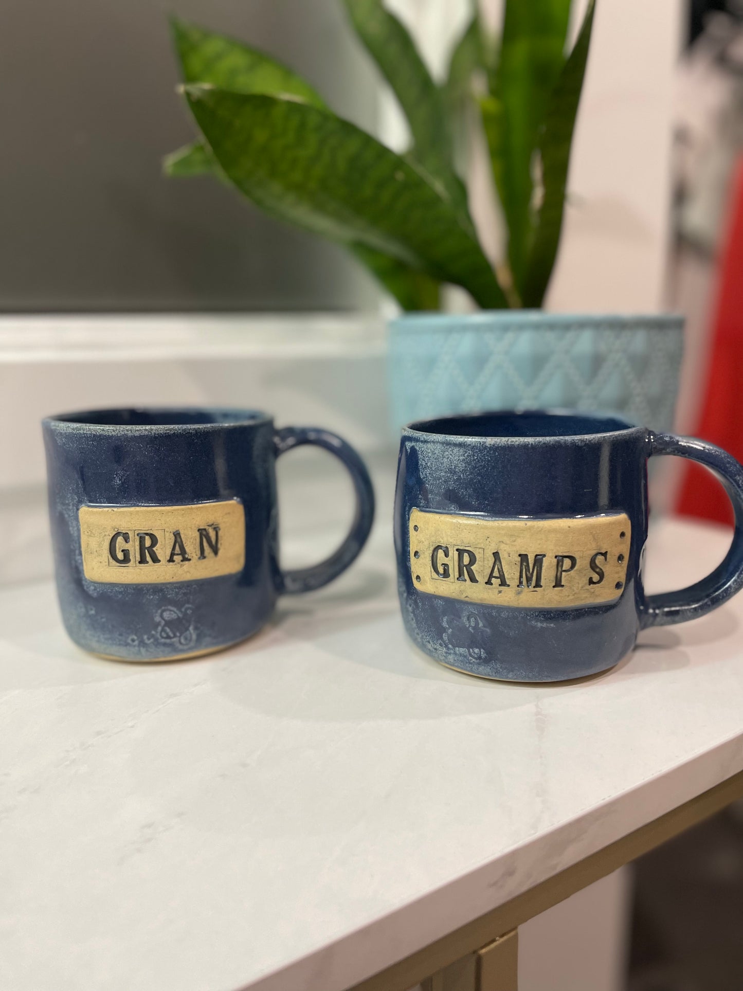 Pottery Gran & Gramps Mugs