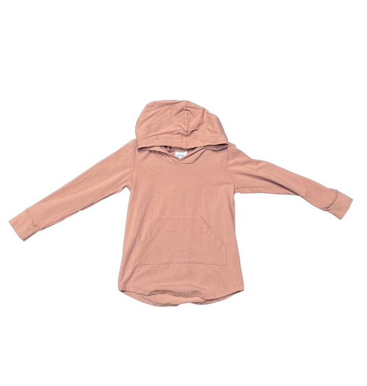 Jax + Lennon Dusty Coral Rocket Hoodie - 3/4T