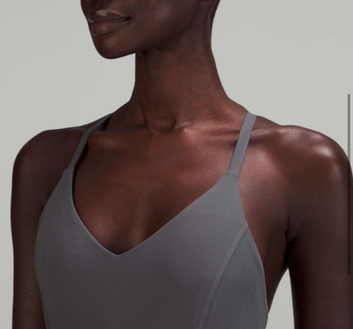 Lululemon lab Nulux and Mesh One-Piece 8" Anchor Sz 8