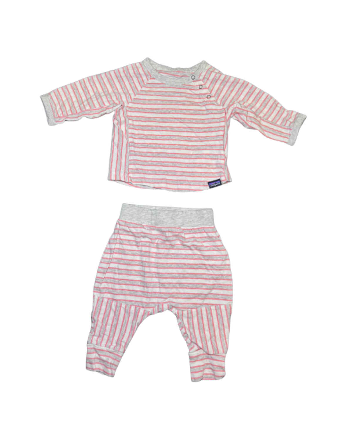 Patagonia Stripped Two Piece Outfit - 0/3 Month