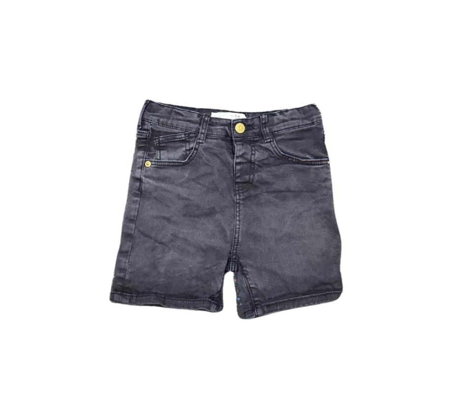 Zara Baby Black Denim Shorts - 3/4T
