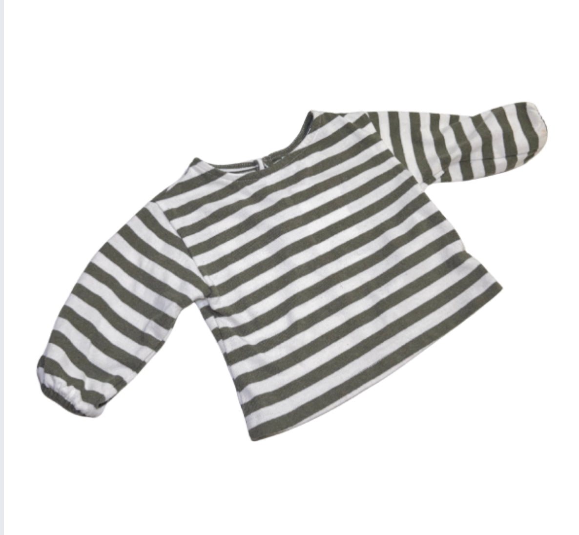 Zara Green Stripped Long Sleeve - Size 9/12 Month