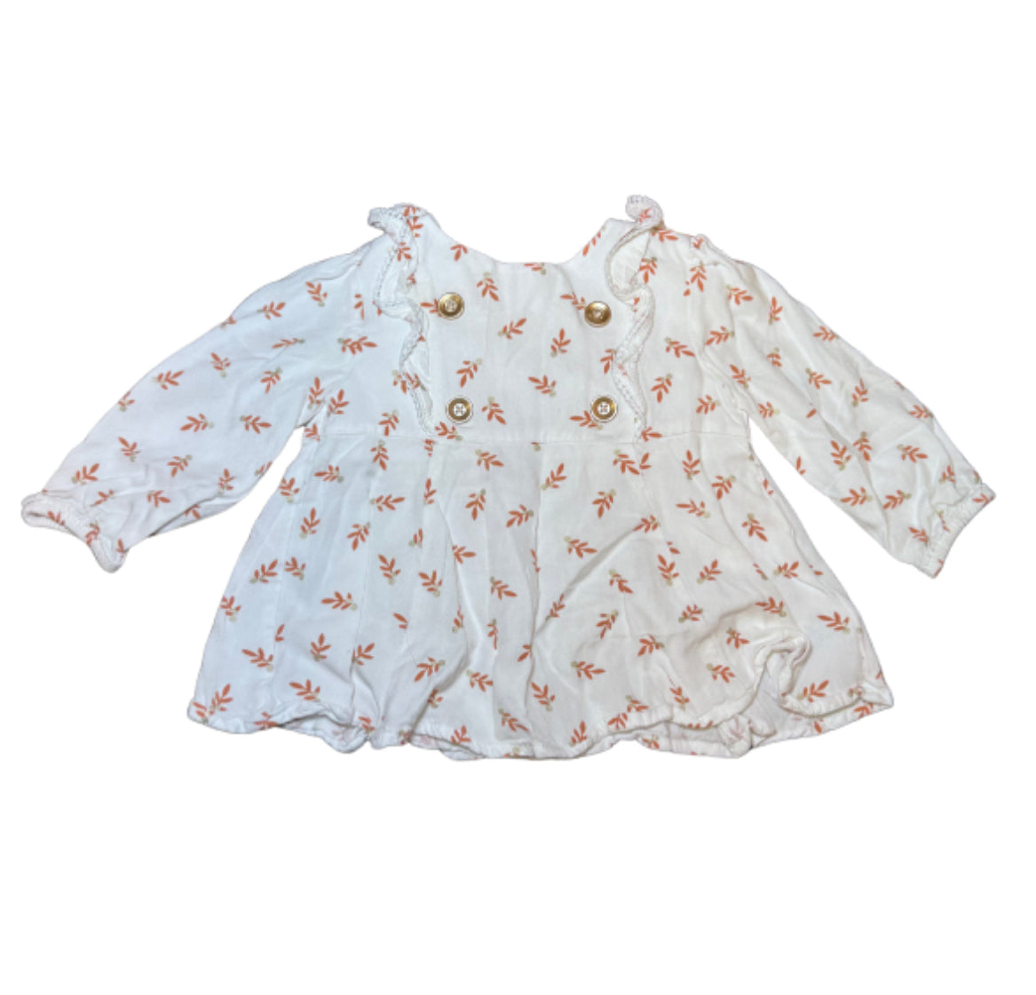 Bohemian Button Top - 6/9 Month