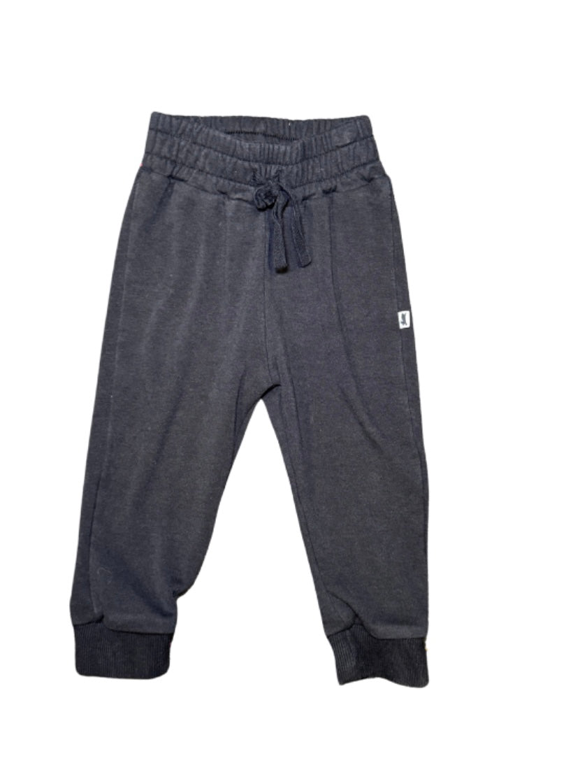 Little & Lively Black Jogger Pants - Size 6/12 Month