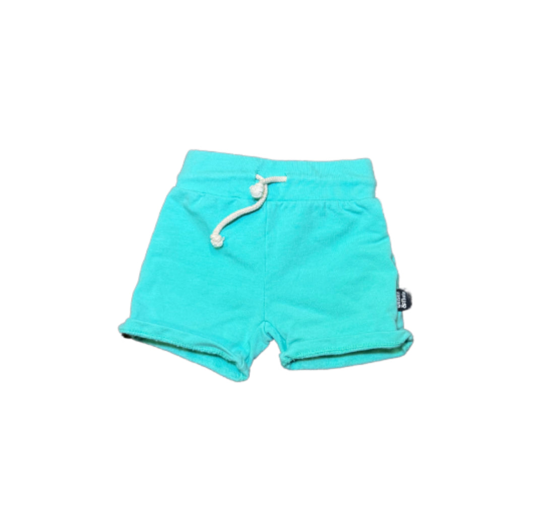 Whistle & Flute Turquoise Shorts - 12/18 Month