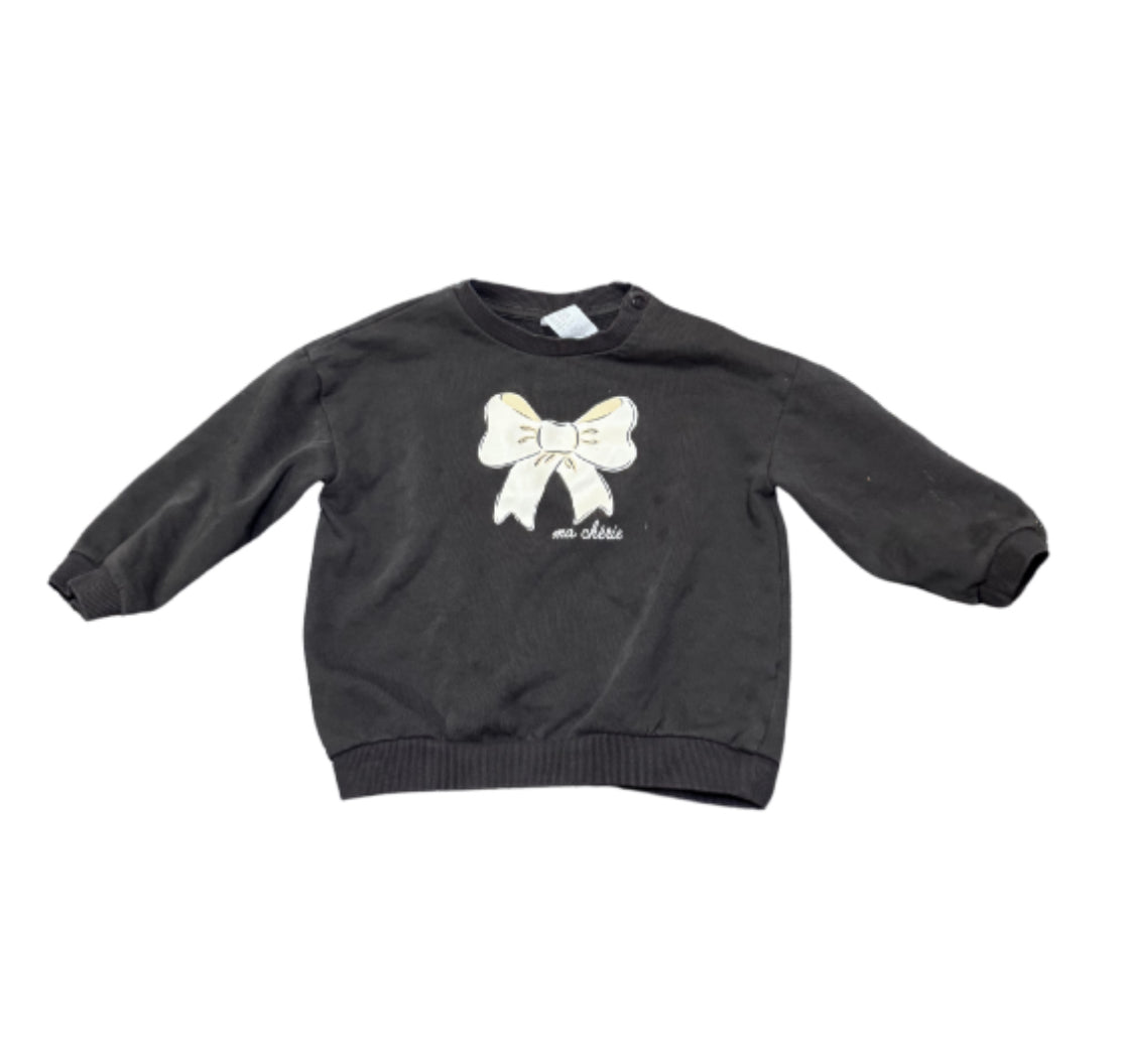 H&M Bow Crewneck - 2T