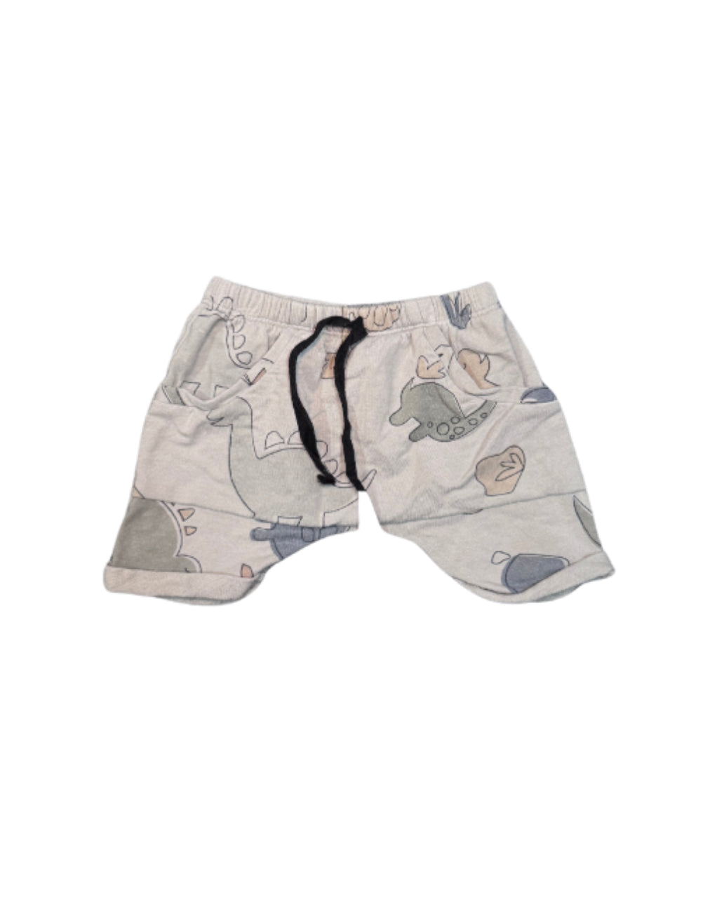 Posh & Cozy Dino Shorts - Size 6/12 Months