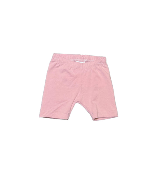 Jax + Lennon Rose Petal Bike Shorts - 0/6 Months
