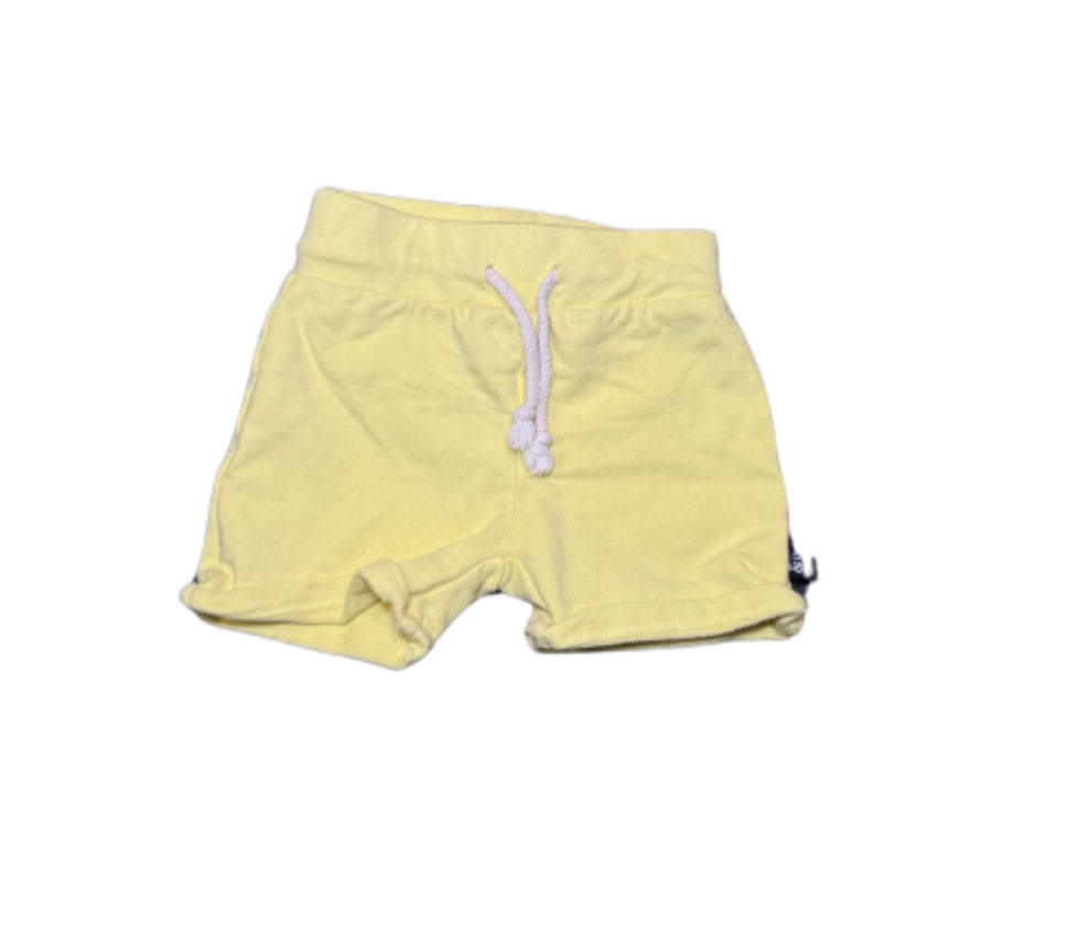 Whistle & Flute Yellow Shorts - 12/18 Month
