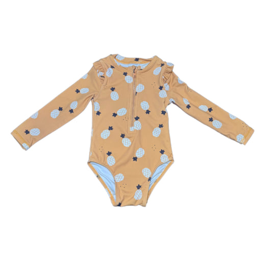 Petit Lem Pineapple Rash Guard - 12/18 Month
