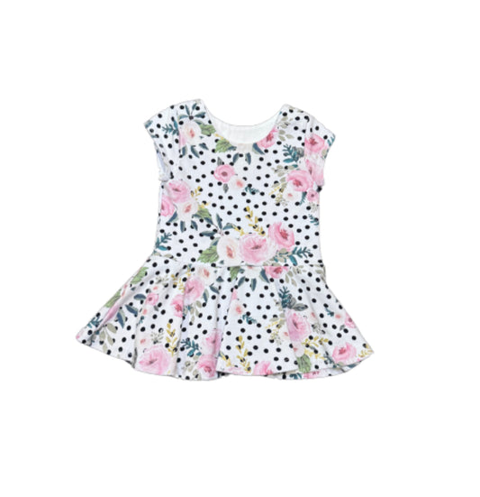 Handmade Floral Dress - 12 Month