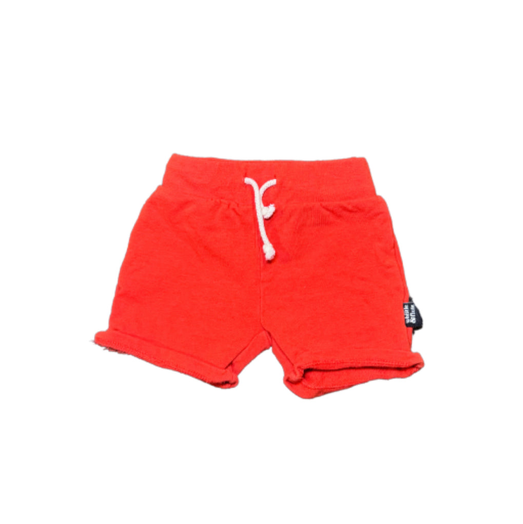 Whistle & Flute Red Shorts - 12/18 Month