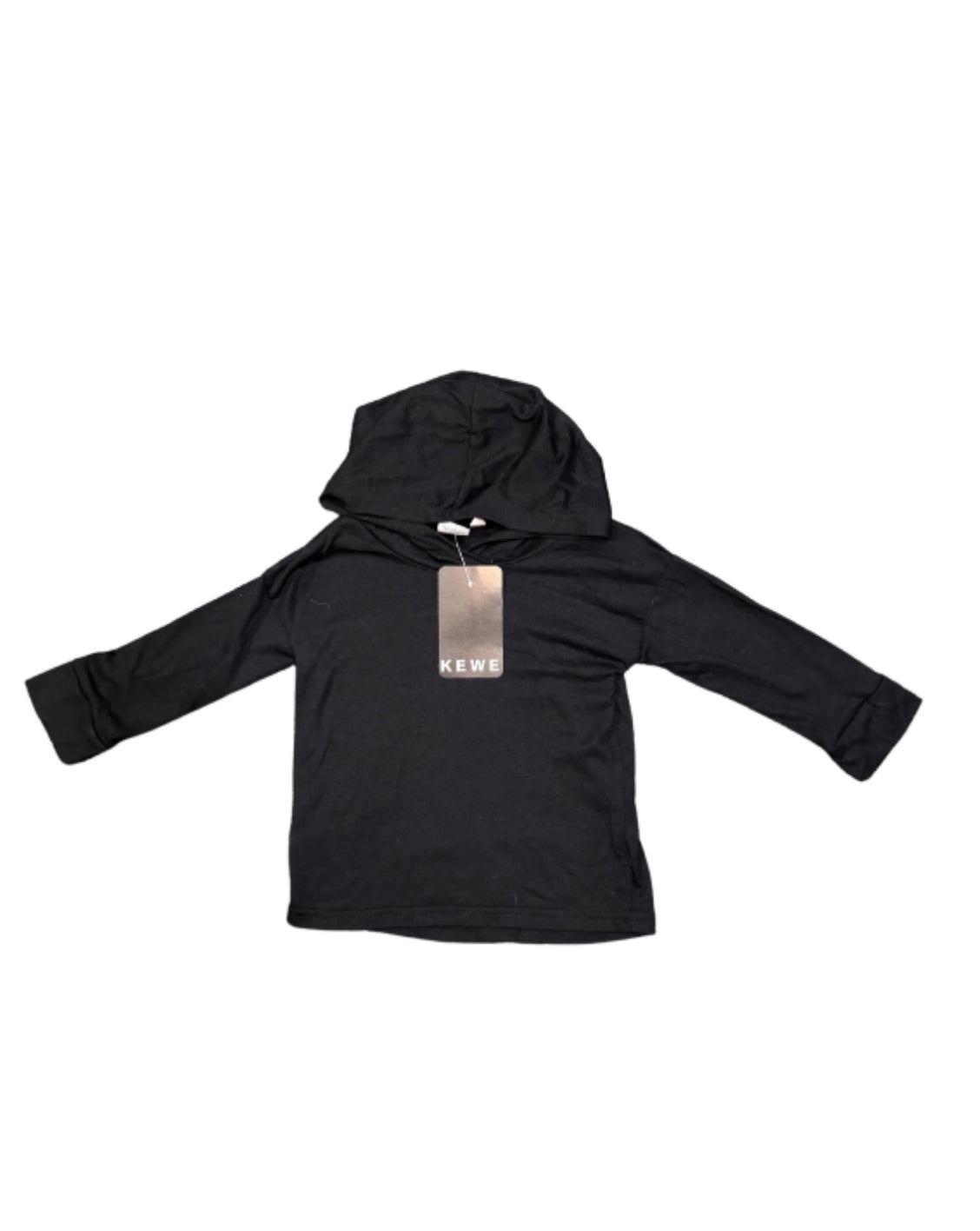 KEWE Black Hoodie - Size 6/12 Months