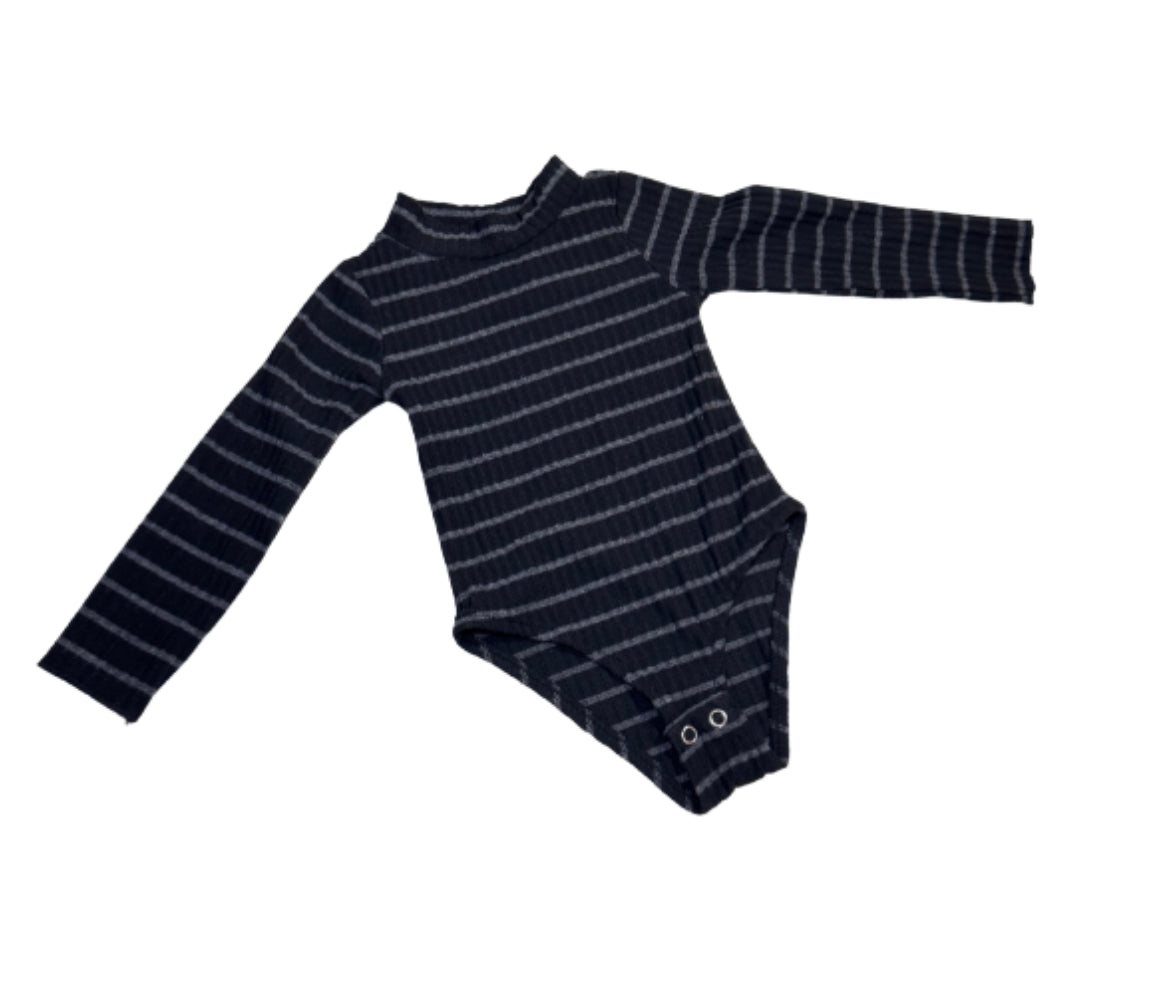 Zara Ribbed Long Sleeve Onesie - Size 6/9 Month