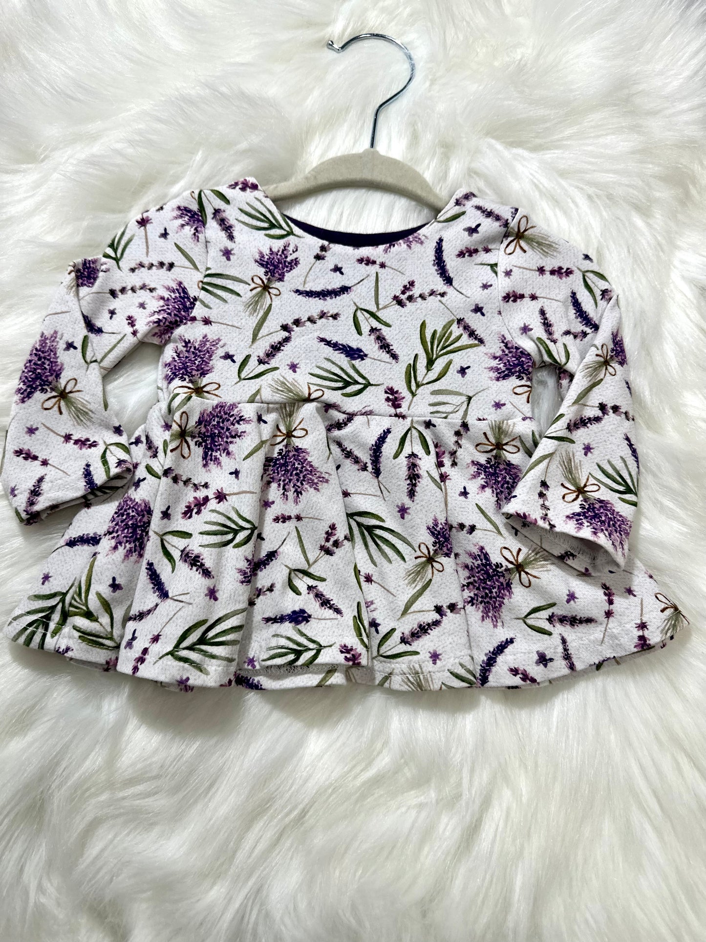 Lavender Dress 0-6m
