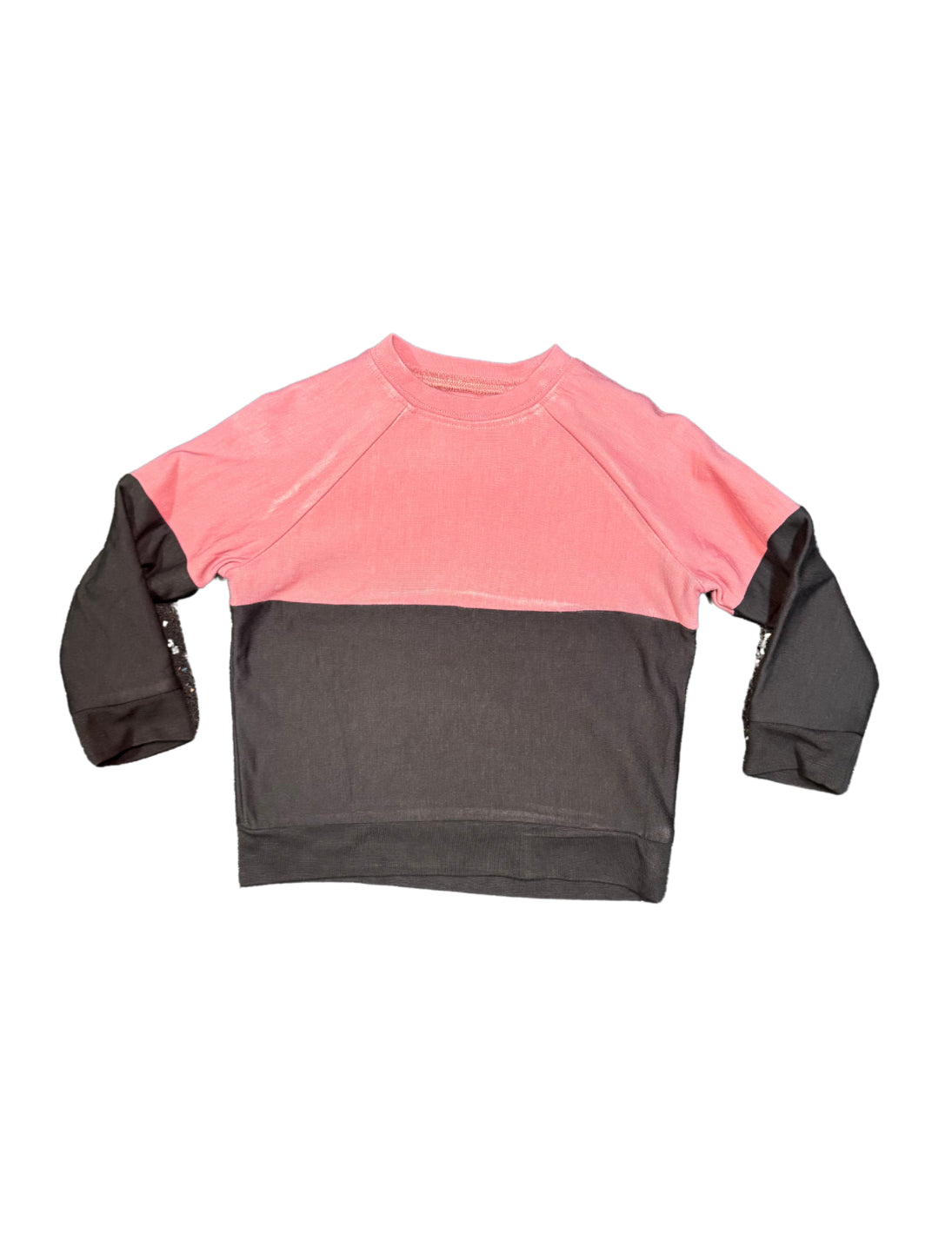 Silkberry Baby Bamboo Fleece Colorblock Sweatshirt - Size NB/3M