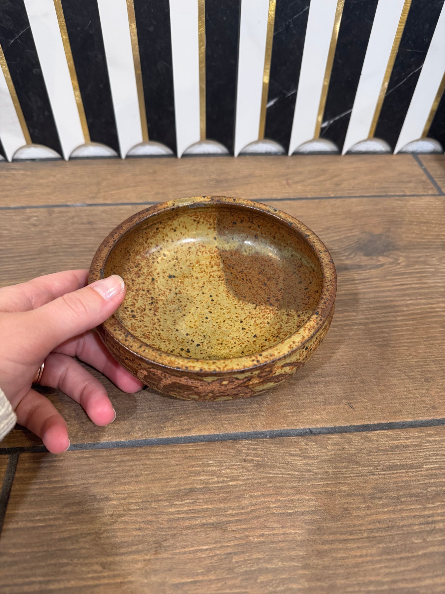 Brown Pottery Bowl