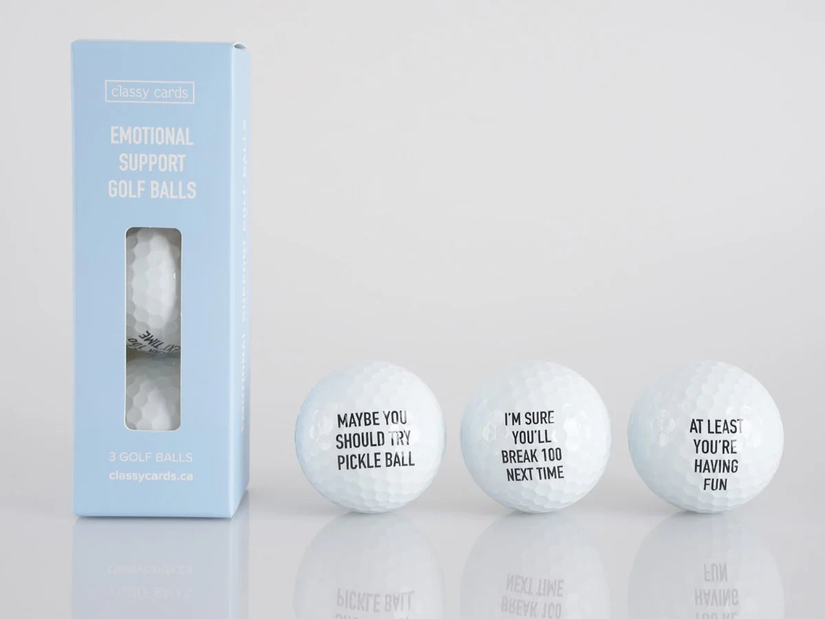 Emotional Support Golf Balls