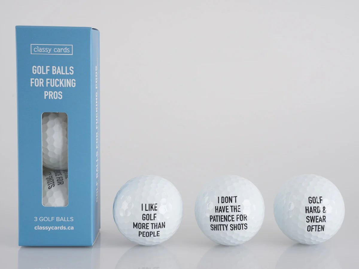 Golf Balls For F*ing Pros