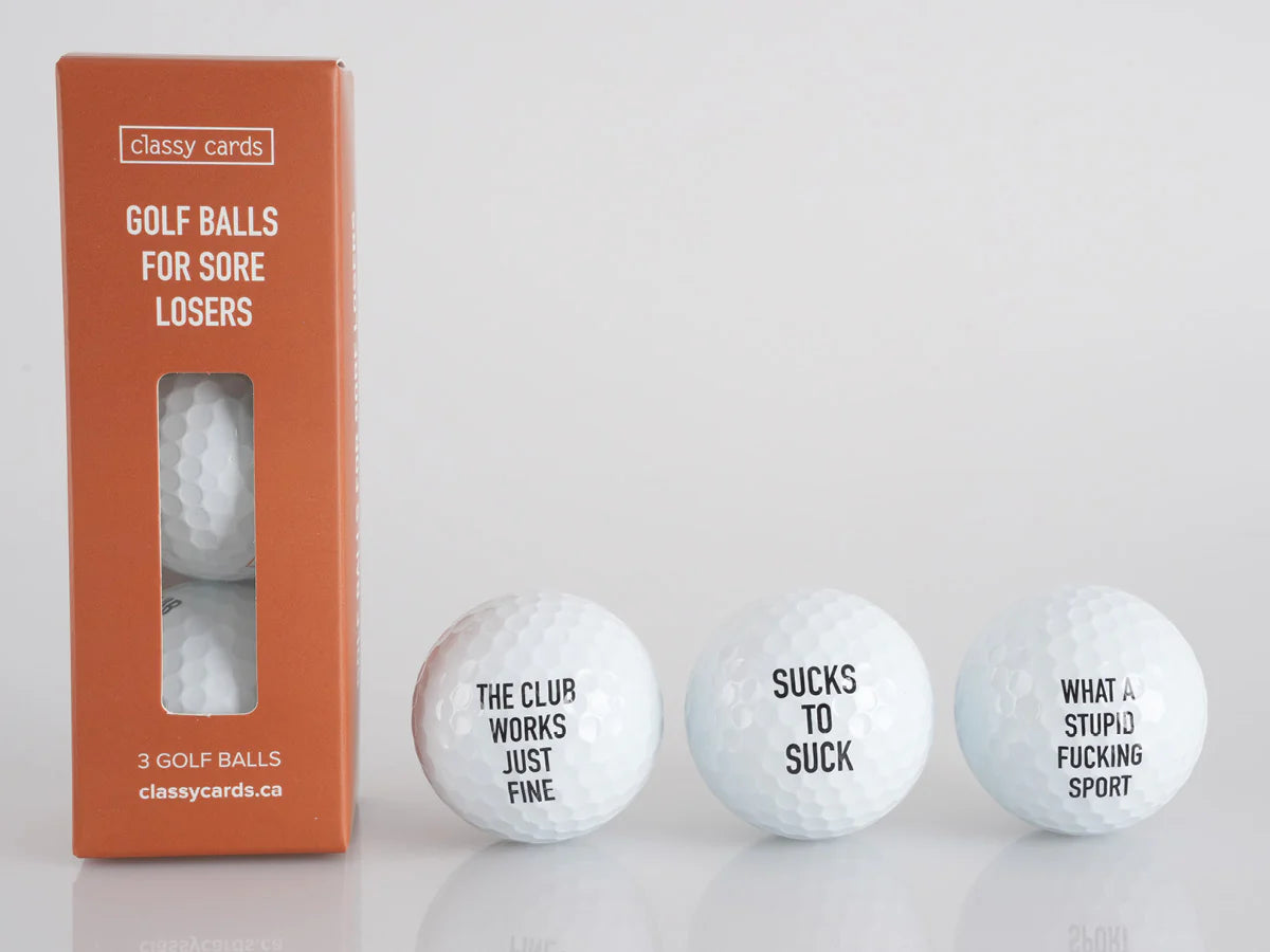 Golf Balls for Sore Losers