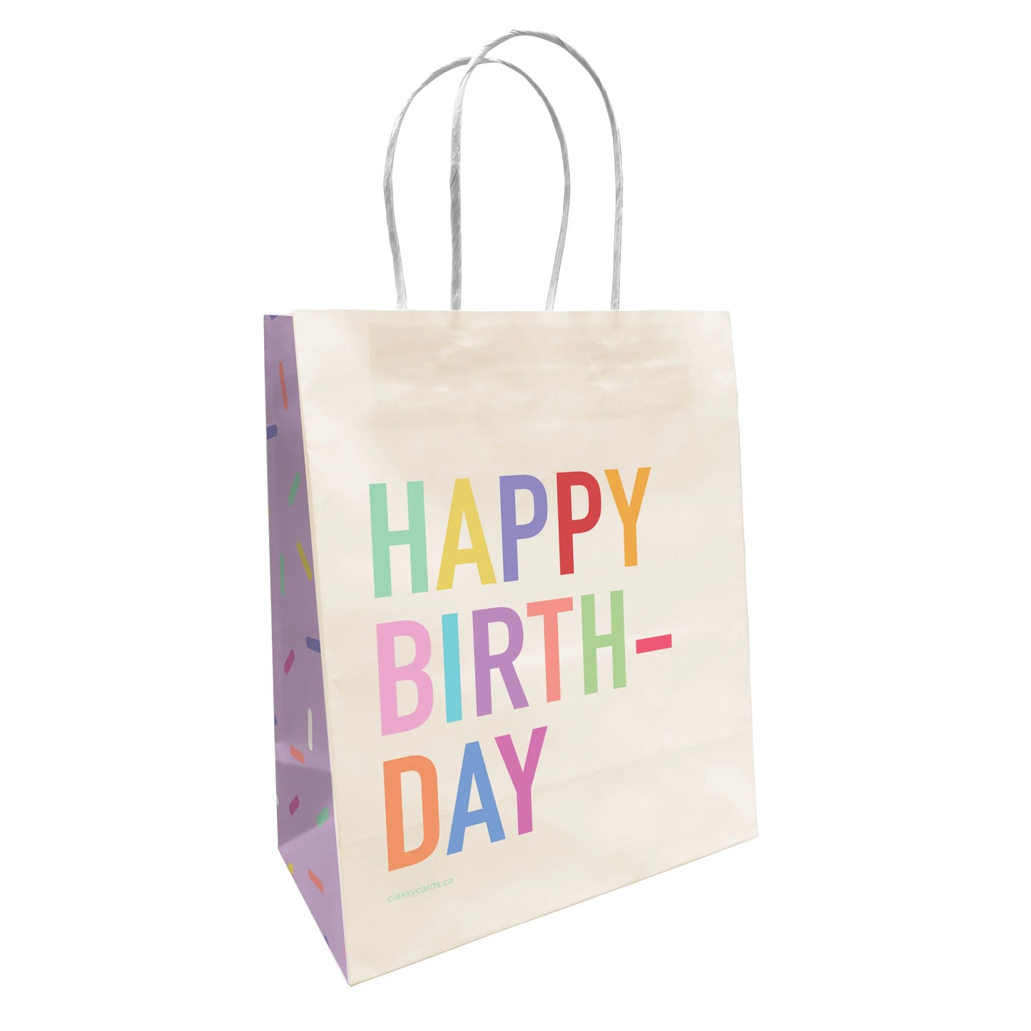 Rainbow Sprinkle Birthday Gift Bag