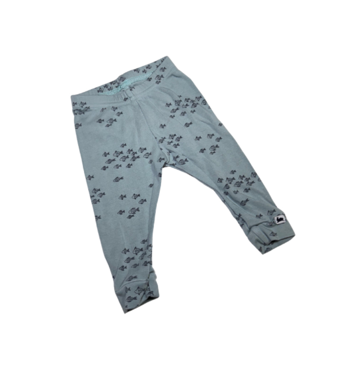 Little and Lively Fish Leggings Sz 3/6m