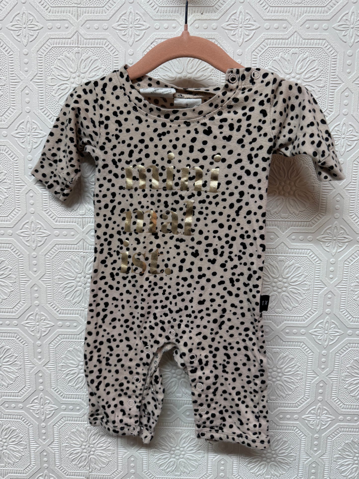Hux Baby Romper - Size 0/3Months