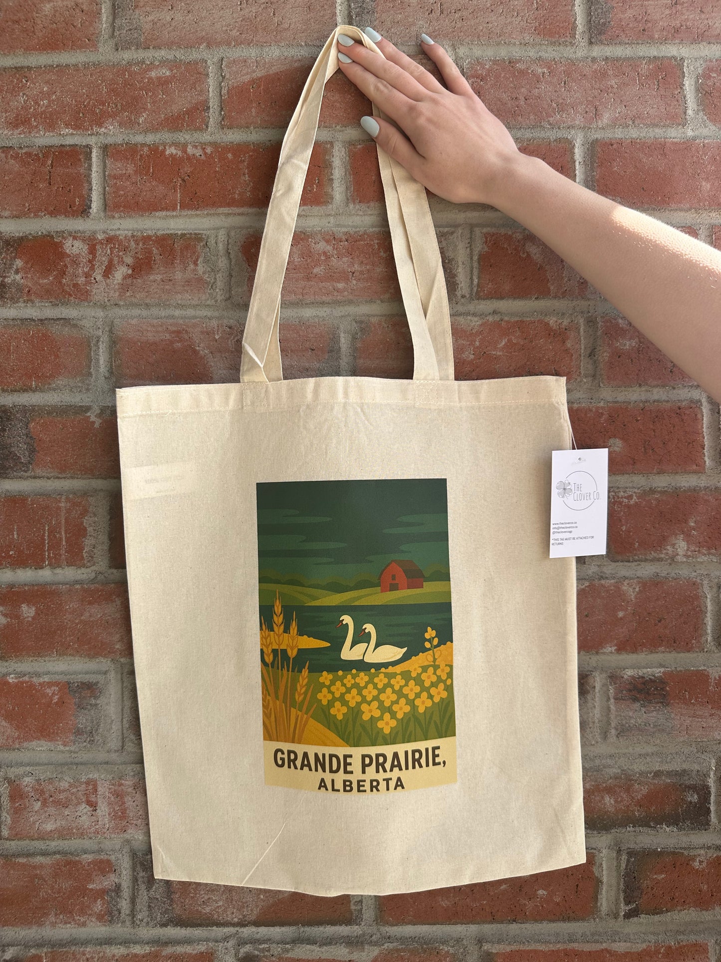 Grande Prairie Canvas Tote