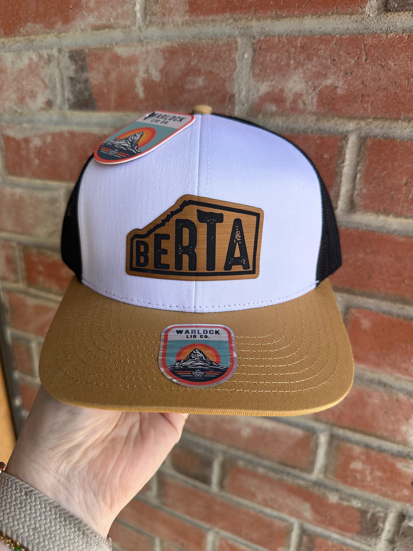 Berta Classic Snapback Hats | Warlock Lid Co | Adjustable Trucker Cap