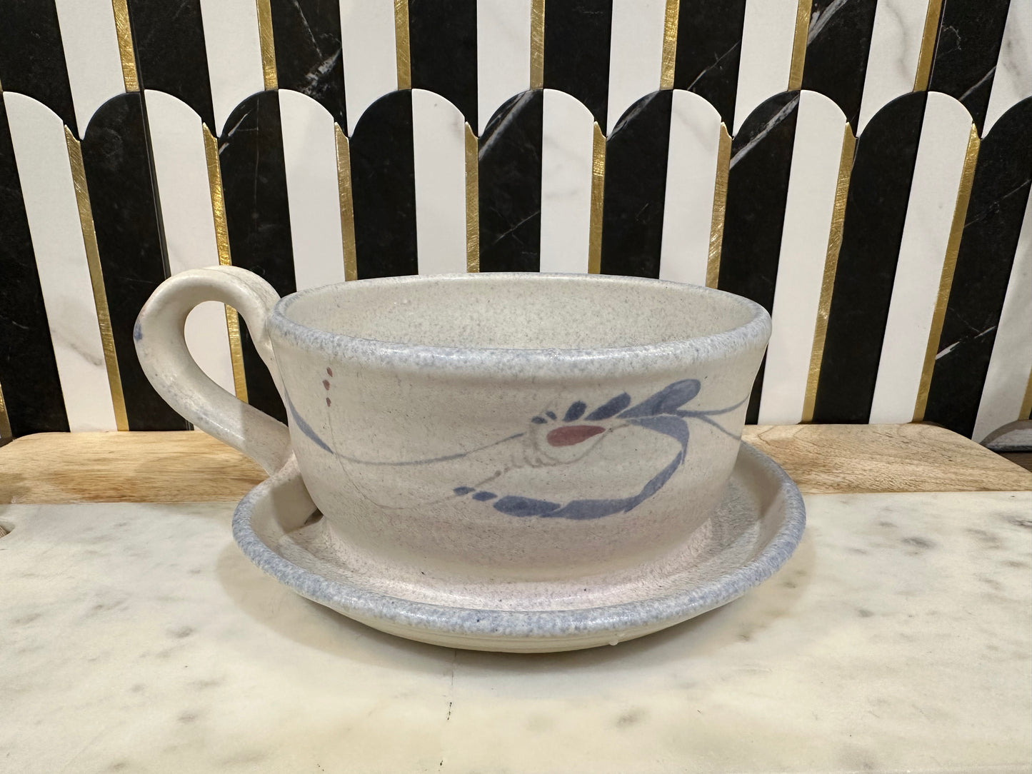 Pottery Soup/Cracker Bowl