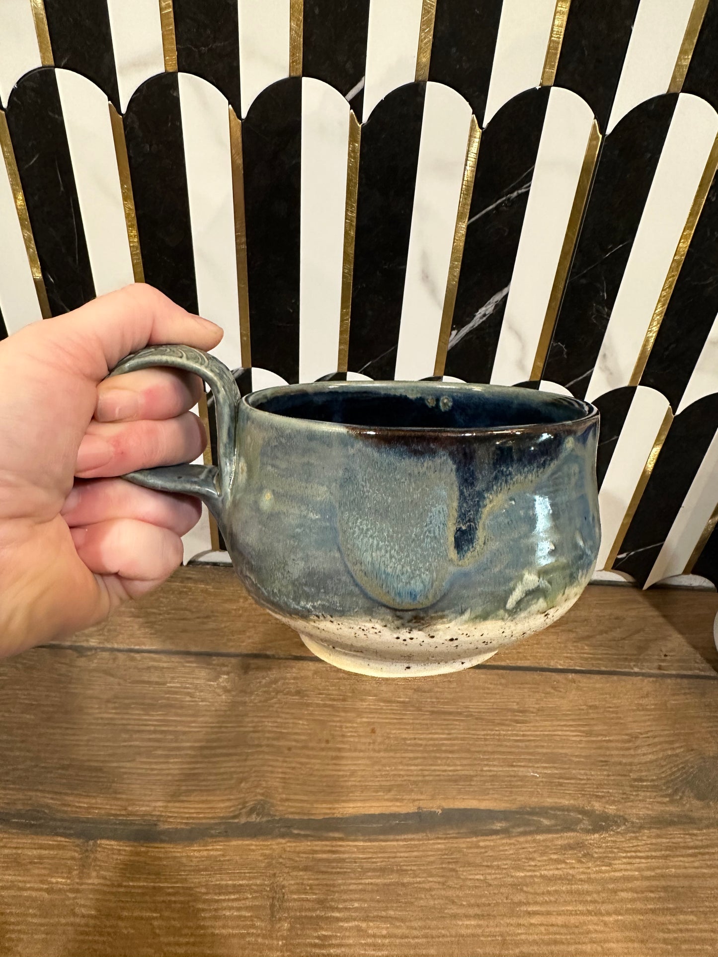 Large Ceramic Pottery Mug
