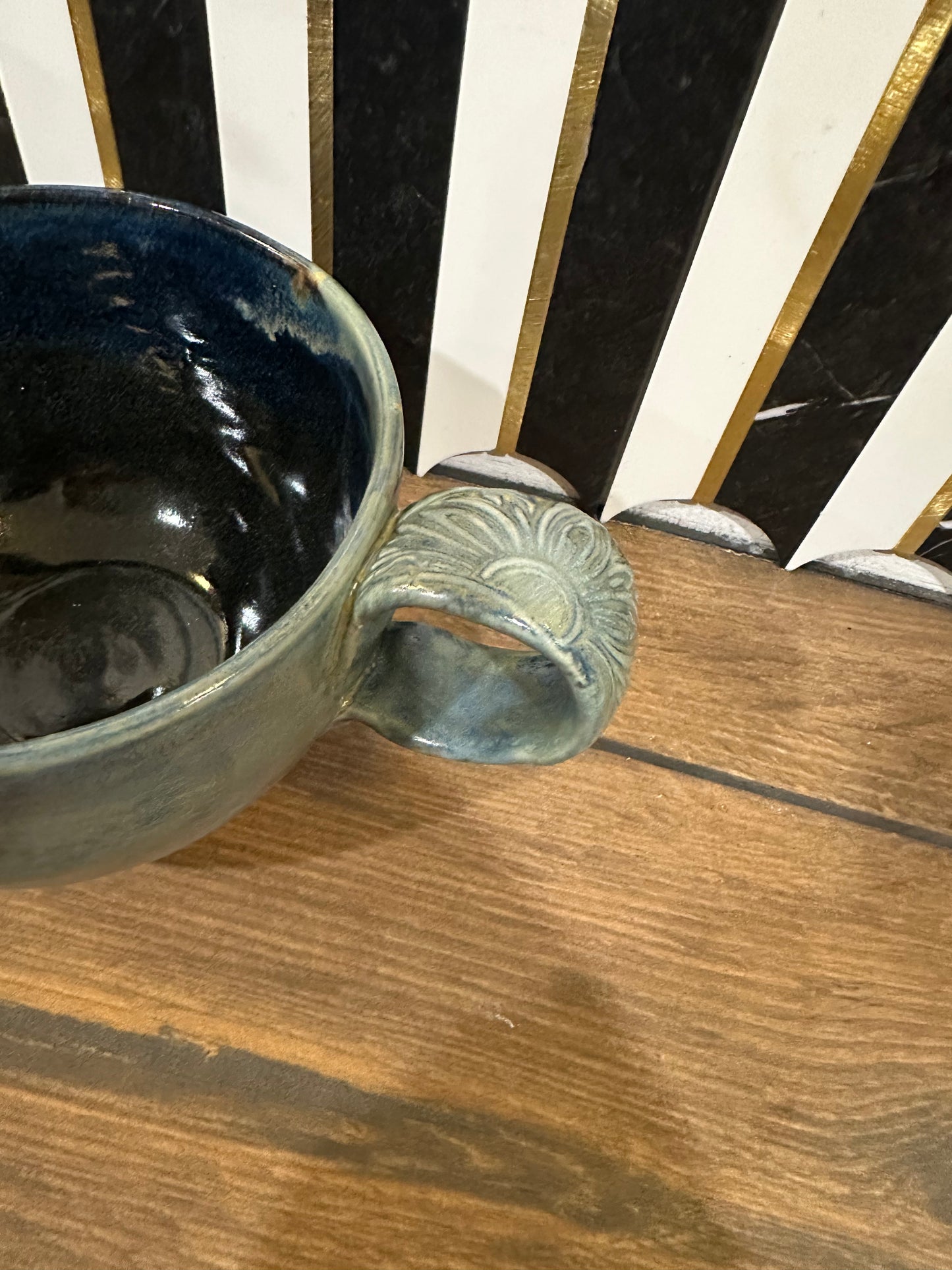 Large Ceramic Pottery Mug