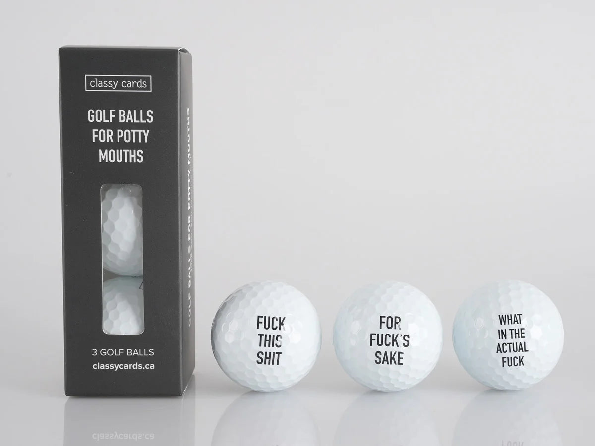Golf Balls for Potty Mouths
