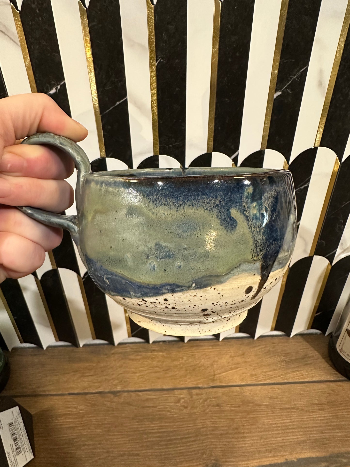 Large Ceramic Pottery Mug