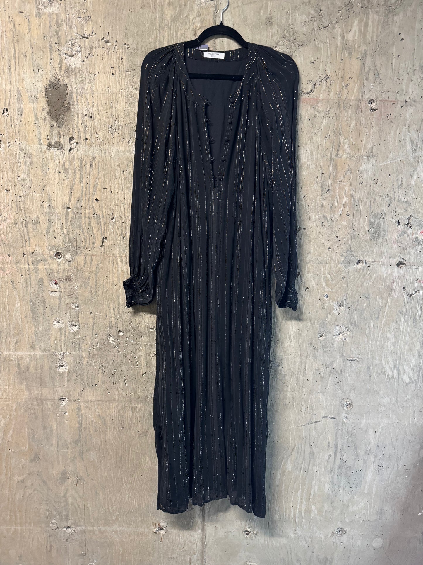 Smash + Tess Black and Gold Dress M/L