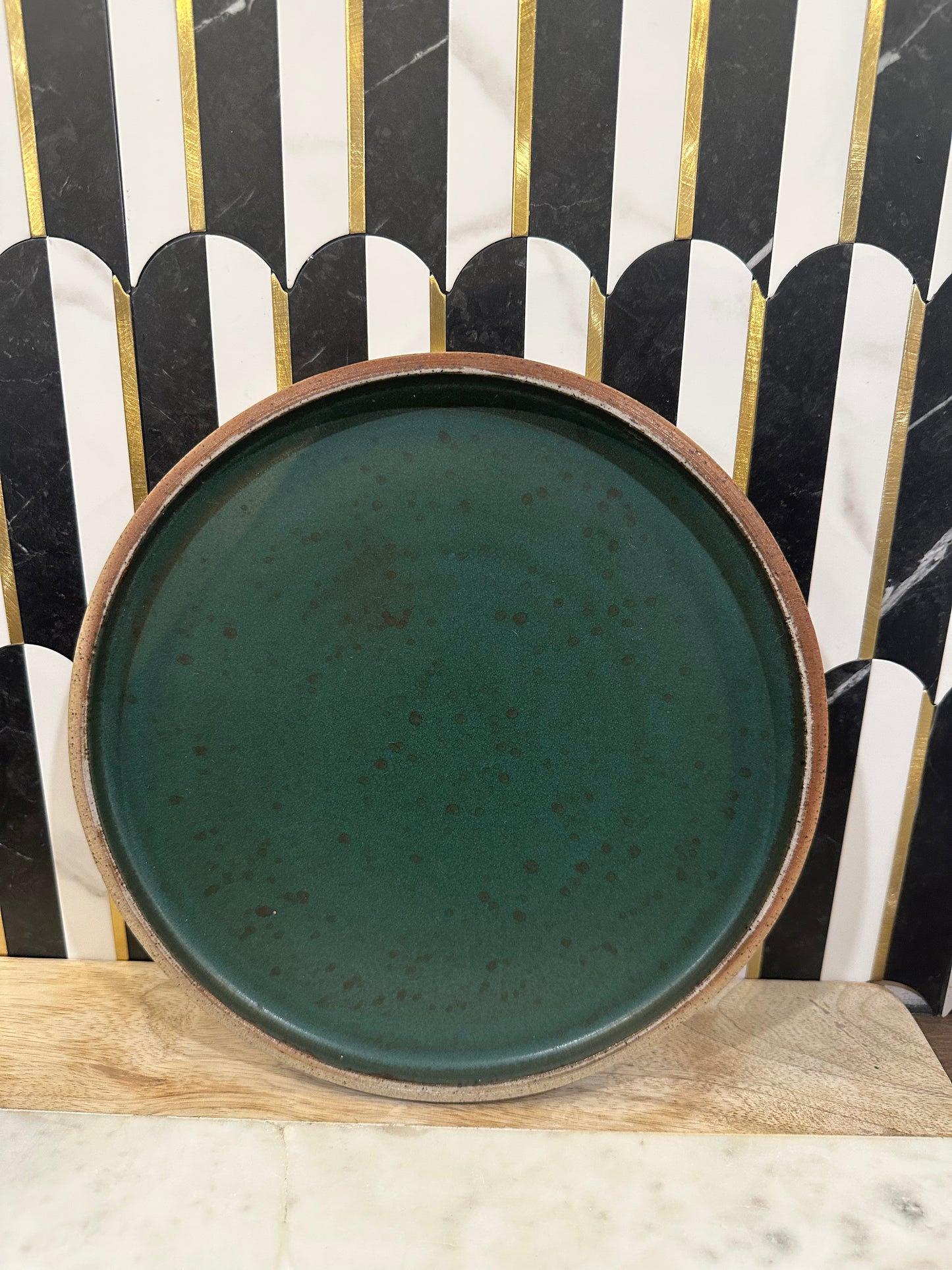 Pottery Dinner Plate (A)