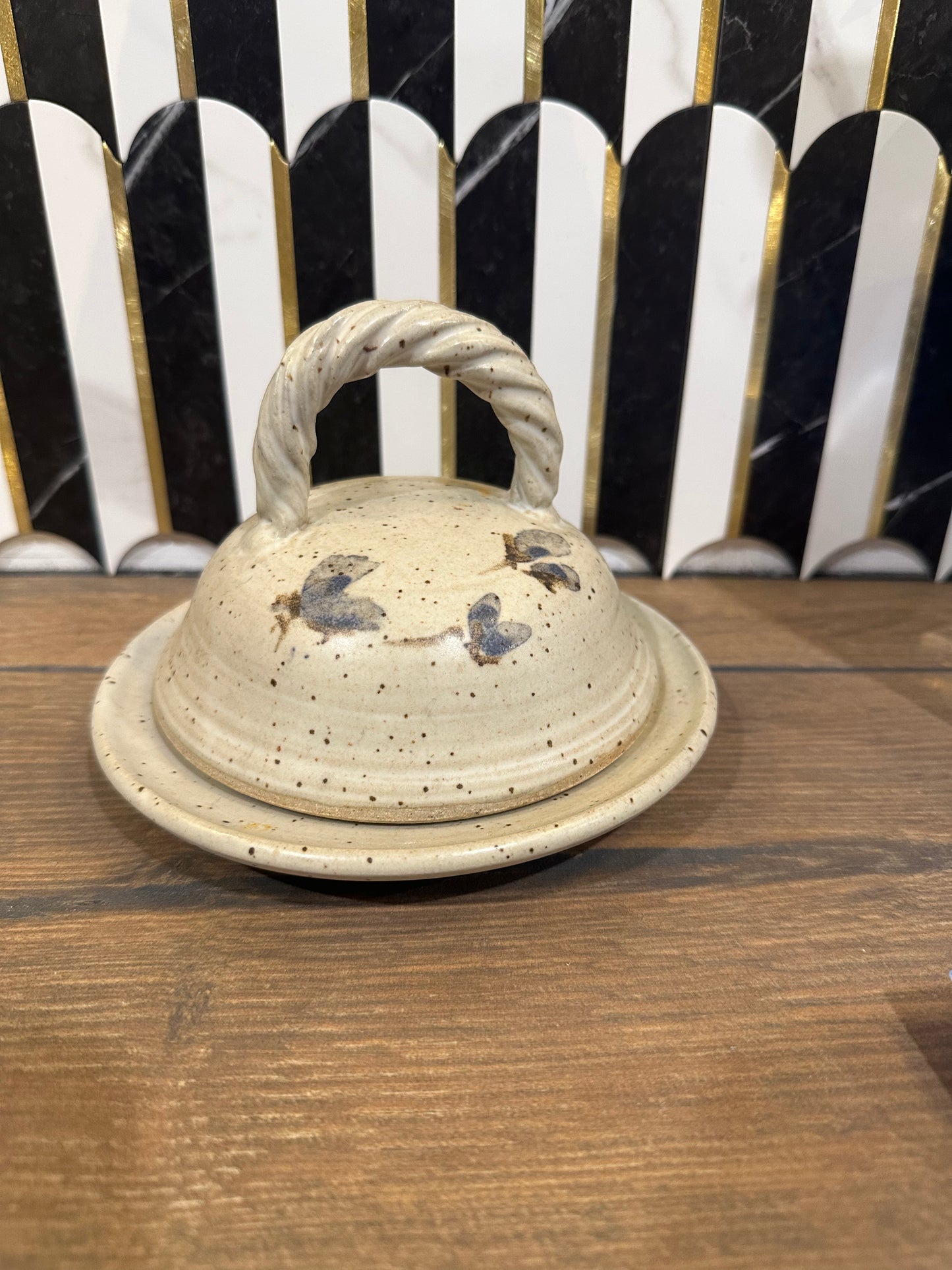 Pottery Butter Dish