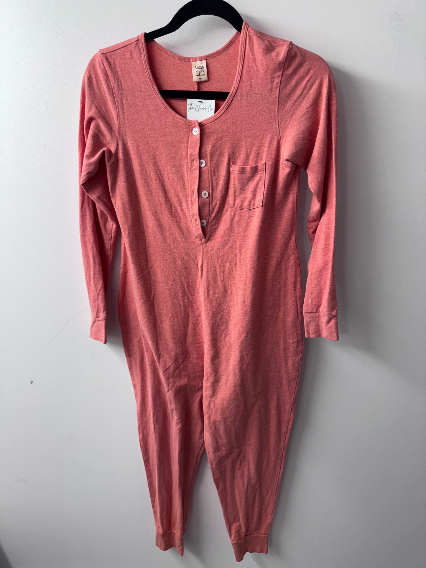 Smash + Tess Peach Romper - Size Small