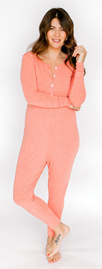 Smash + Tess Peach Romper - Size Small