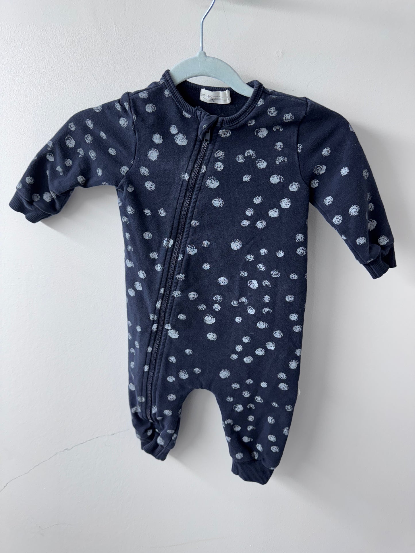 Miles The Label Footless Sleeper - Size 6 Months