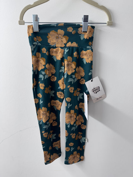 Teddy Little Apparel Floral Pants - Size 3T