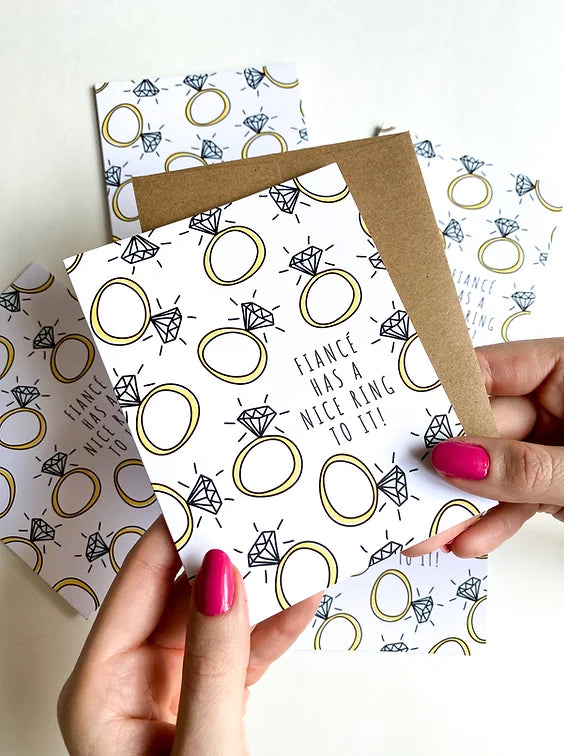 Fiancé Greeting Card