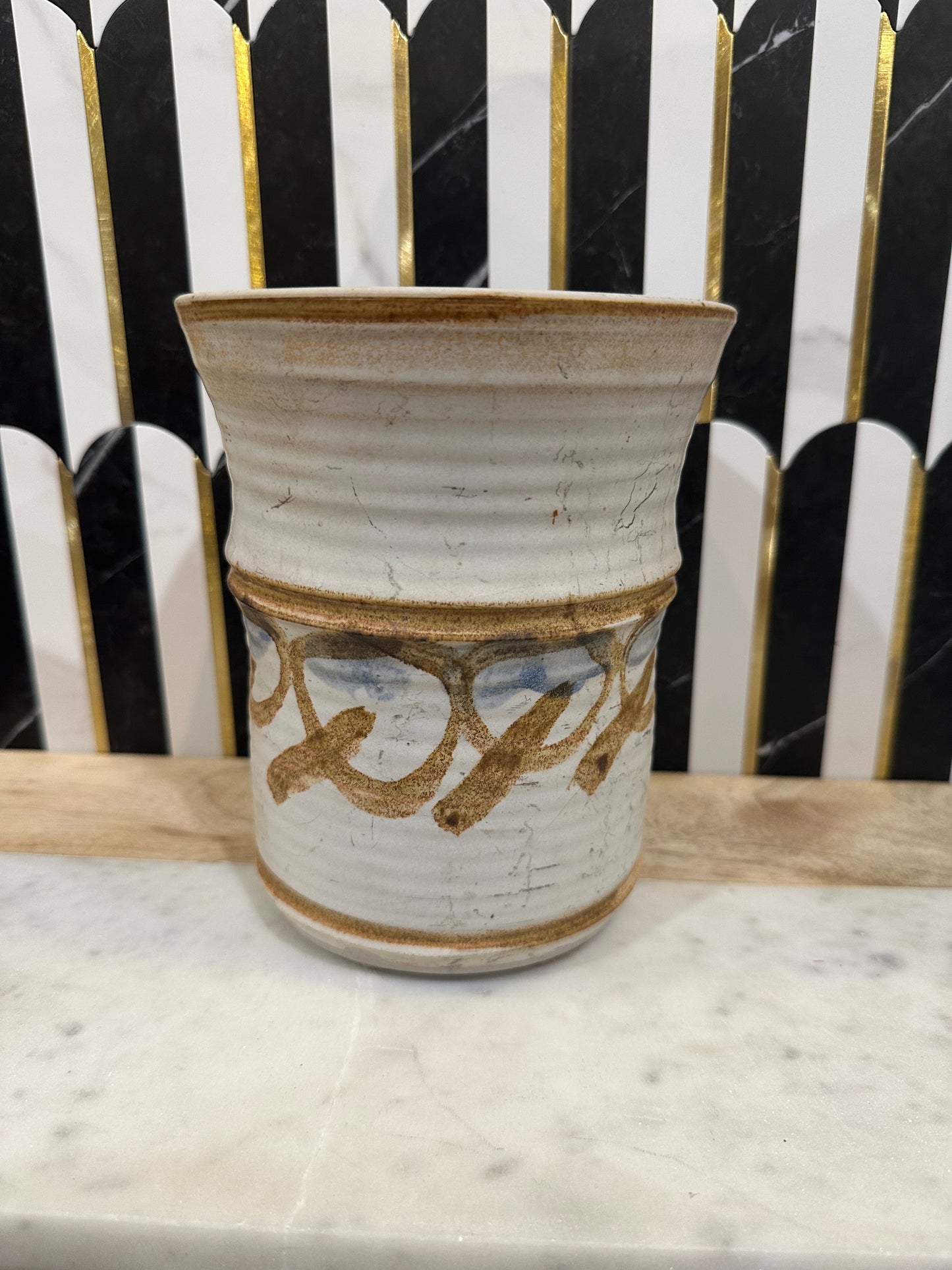 Pottery Utensil Canister