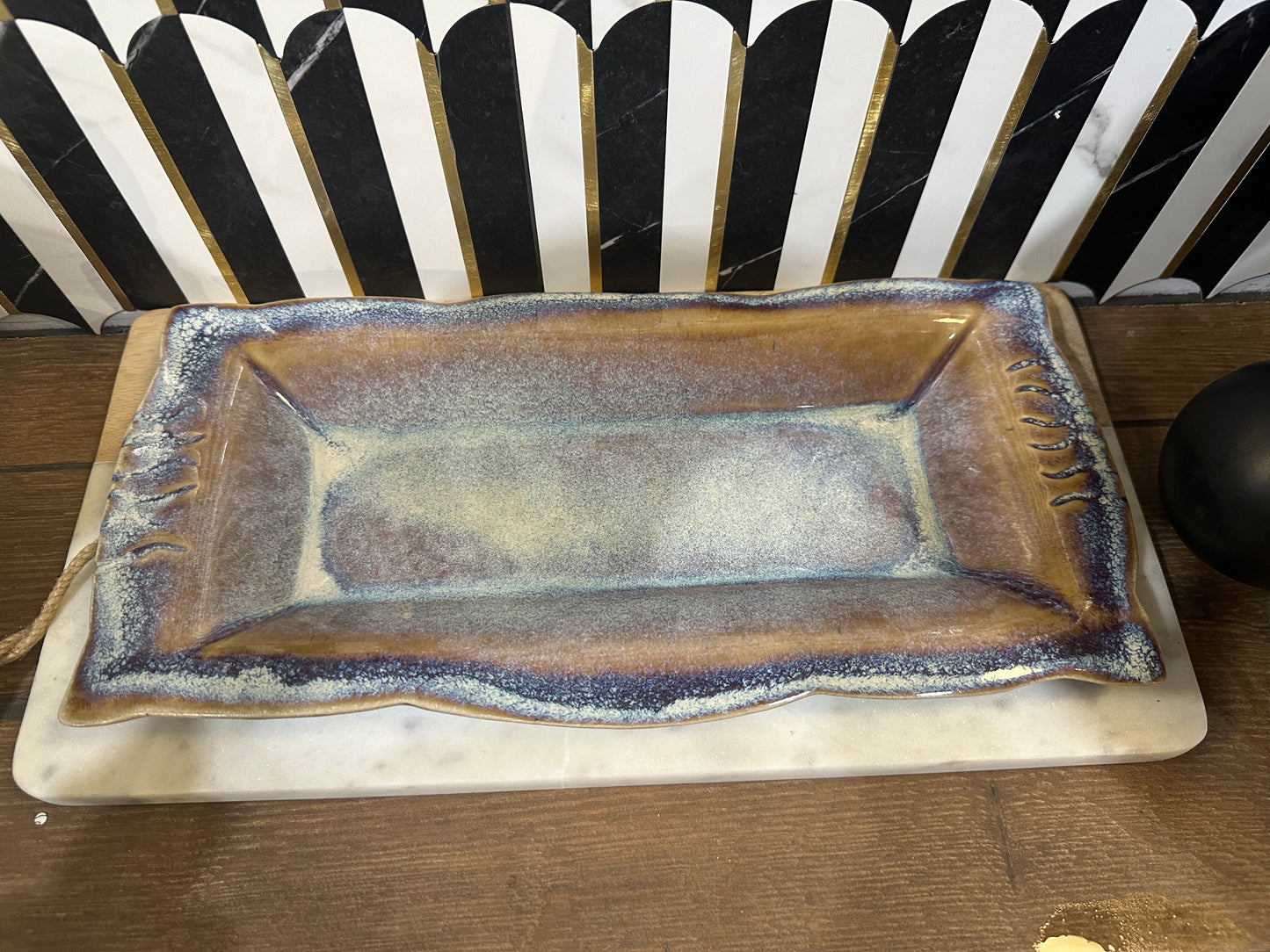 Pottery Serving/Display Tray