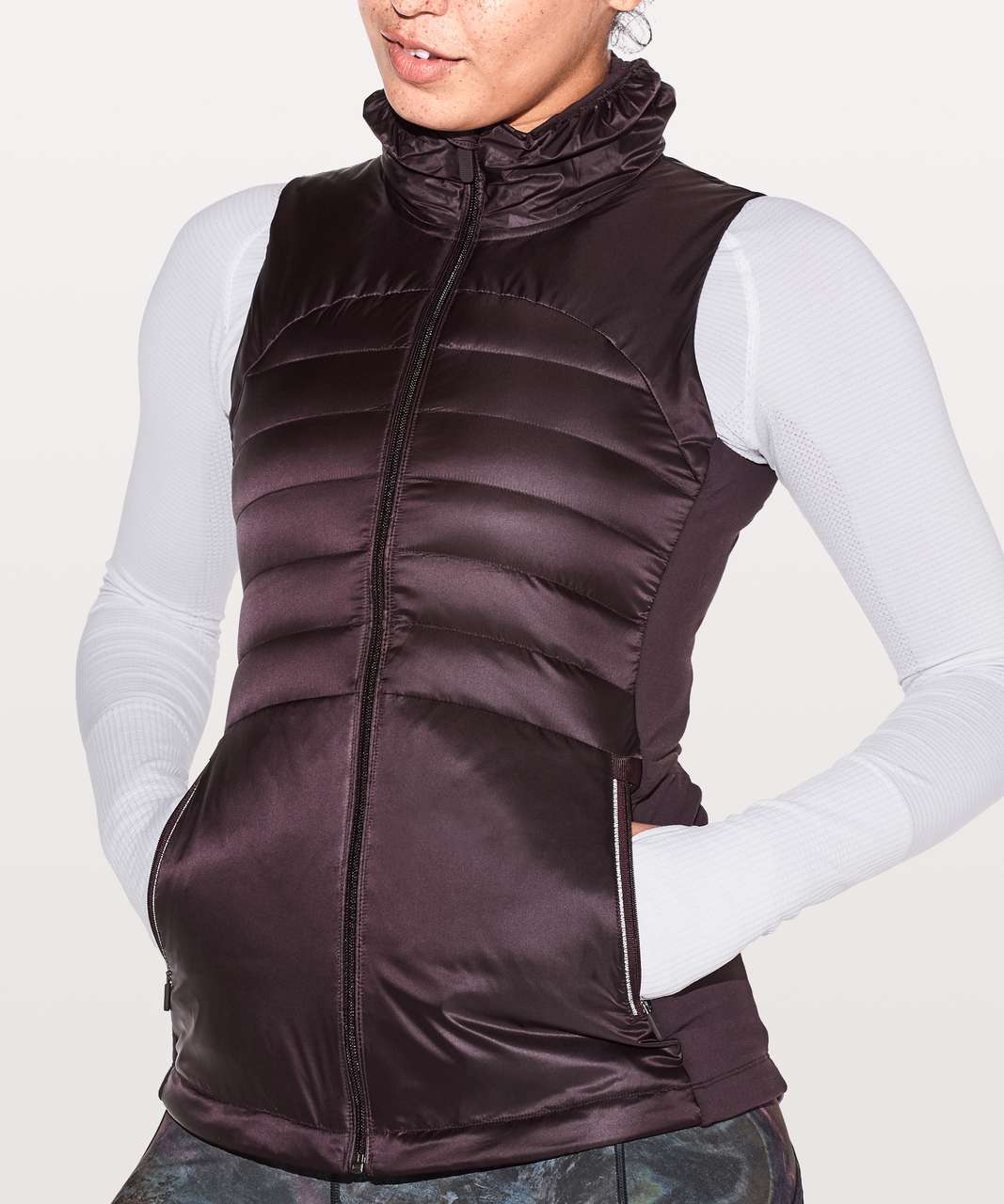 Lululemon Down For a Run Vest Sz 10