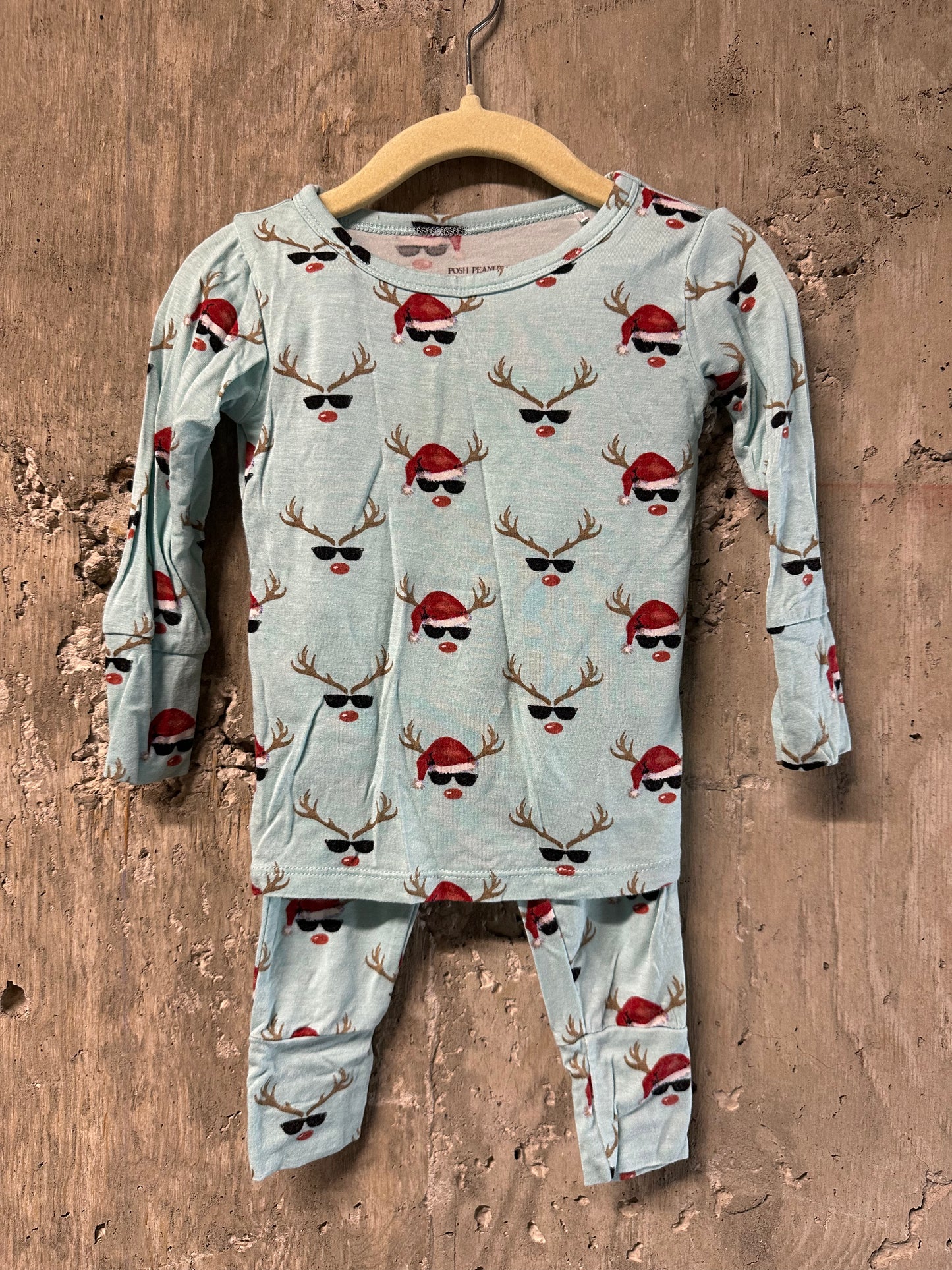 Posh Peanut Christmas Pajamas Sz 12/18m