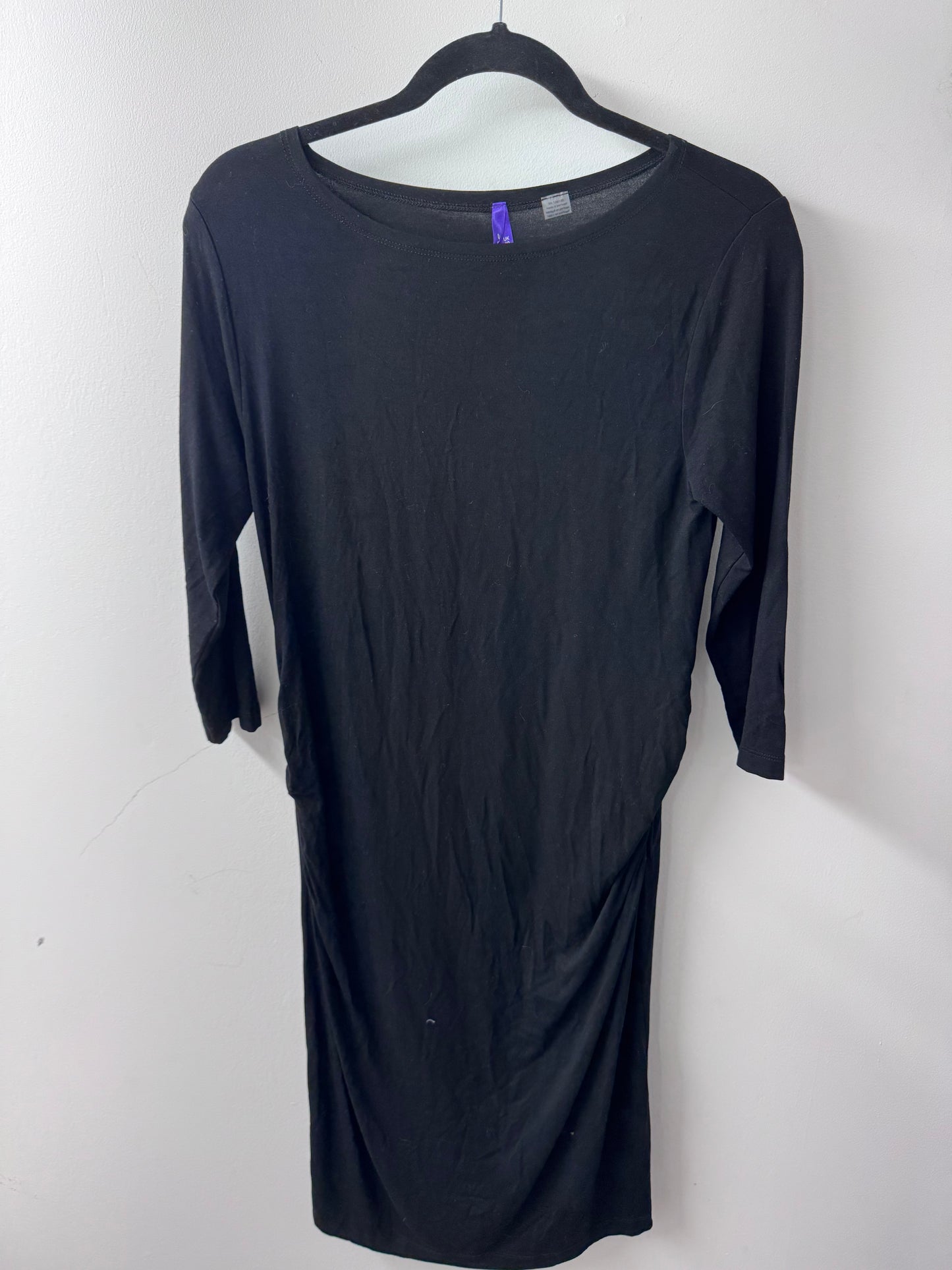 Seraphine Black Shift Maternity Dress - Size 6