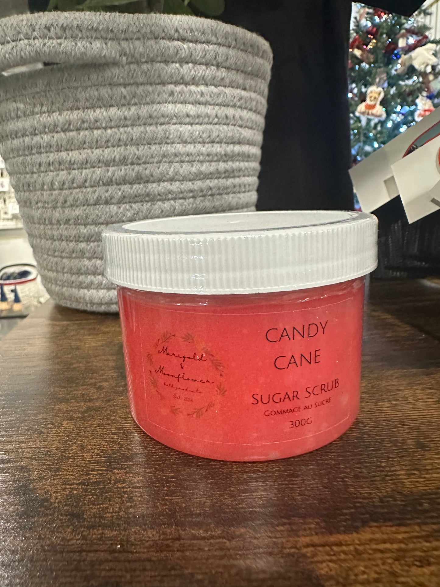 Candy Cane Sugar Scrub